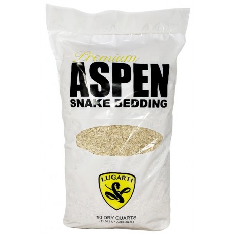 Lugarti Premium Aspen Snake Bedding - 10 qt