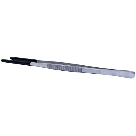 Reptile Supply Company Tweezers w/ Black Rubber Tips - 12"