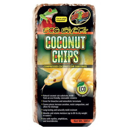 Zoo Med Eco Earth Coconut Chips - Single Brick