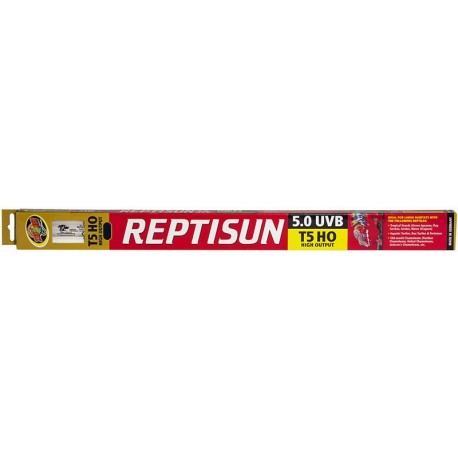 Zoo Med ReptiSun 5.0 UVB T5 HO Fluorescent Bulb - 12"