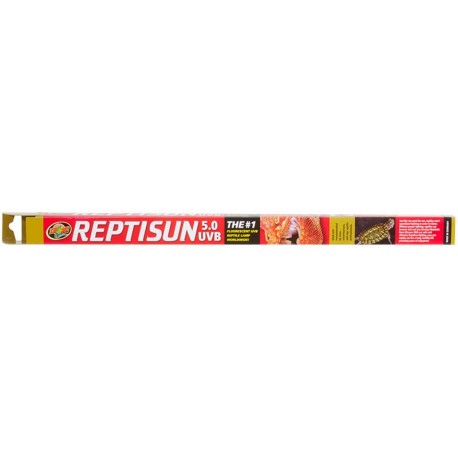 Zoo Med ReptiSun 5.0 UVB T8 Fluorescent Bulb - 18"
